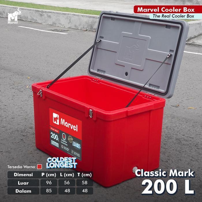 Cool box 200 L Liter Cooler box marvel lion star penyimpanan makanan