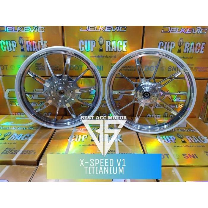 Velg Delkevic Xspeed Mio Sporty Mio M3 Beat Vario Scoopy Genio Vario 125 Vario 160 Ring 14 Velg Beat