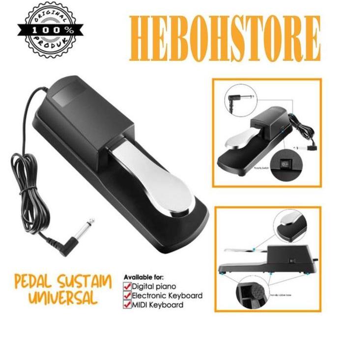 TERBARU SUSTAIN PEDAL KEYBOARD UNIVERSAL ANGELET YAMAHA/ SUSTAIN SEMUA MEREK