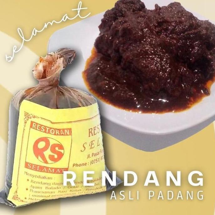 rendang selamat padang 500gram frozen Frozen TD