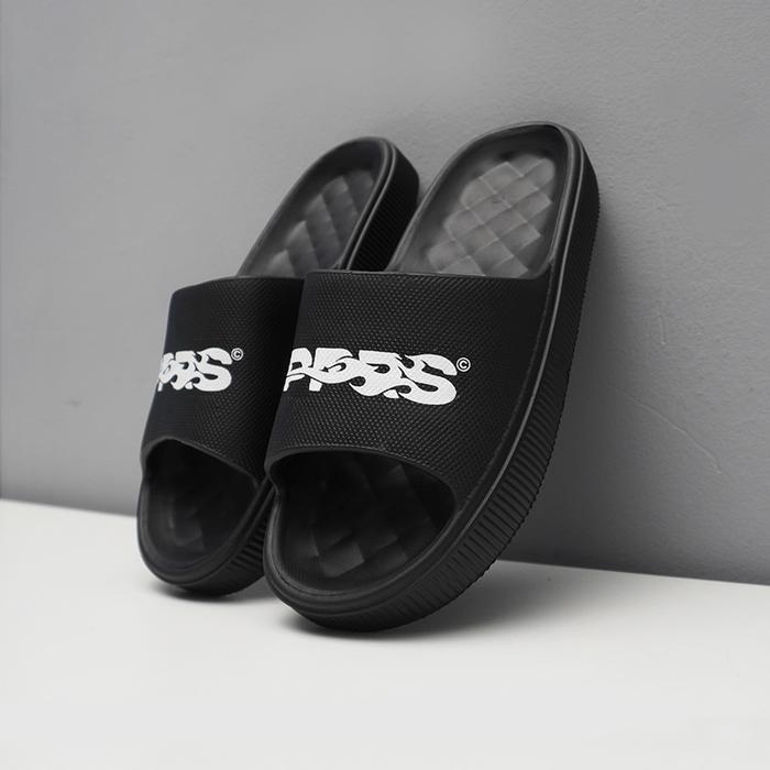 Bisa Cod - Paparos Footwear Cube Series Sandals Sandal Pria Sendal Selop Jelly Karet Eva Casual Pria