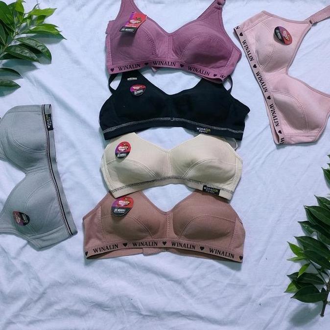 Tensione- Bh Bra Sport Wanita Dewasa Remaja Winalin | Bh Tanpa Kawat | Sport Bra Jumbo Busa