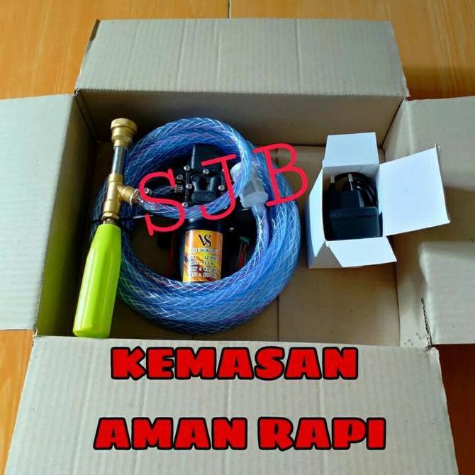 Alat steam cuci motor mini Pompa dc alat cuci motor mobil ac sprayer