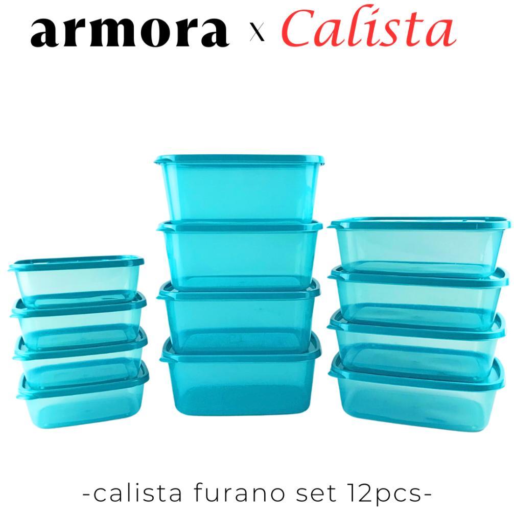BIMASAKTISUPPLY TOPLES PLASTIK BENING FOOD CONTAINER KULKAS SET CALISTA RUMOI TRANSPARAN SEALWARE 1 