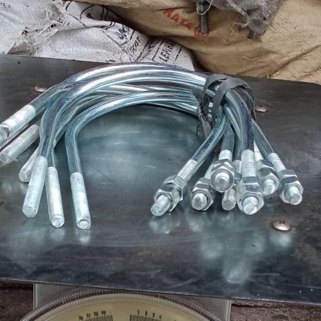 U Bolt 6 Inch Besi 12 Mm Ready