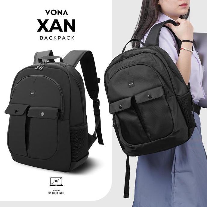 BEBAS ONGKIR - VONA Xan Backpack - Tas Ransel Laptop Pria Tas Outdoor Pria