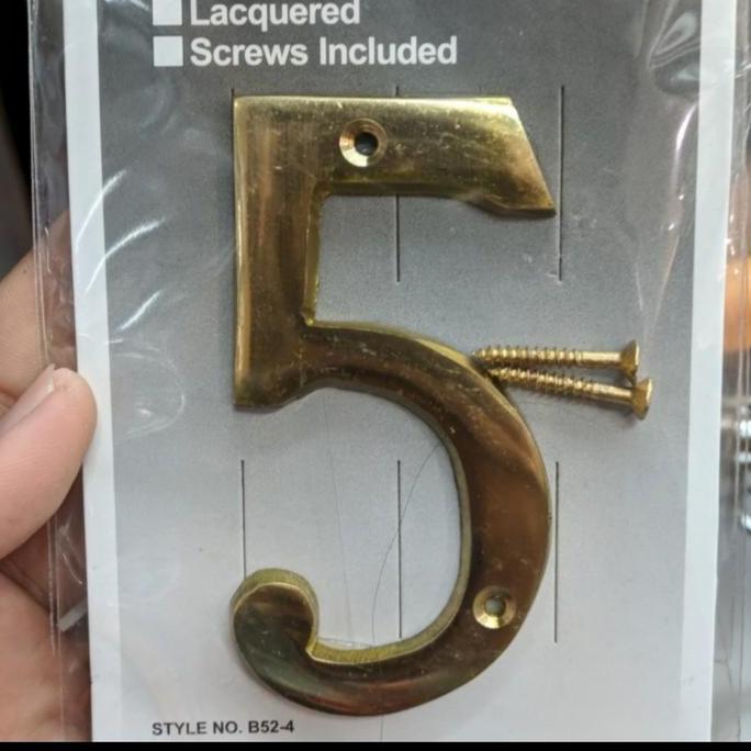 TERBARU NOMOR ANGKA HURUF RUMAH GOLD/STAINLESS