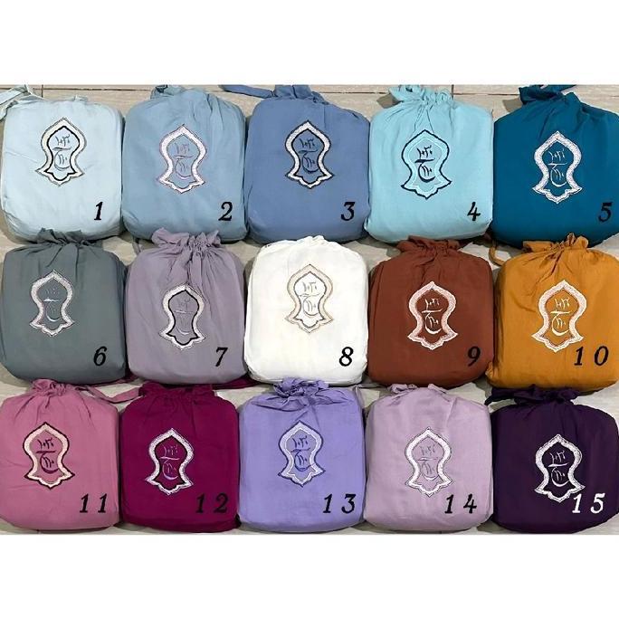 Mukena Hadramaut Terompah (Campur Warna) - Mukena Terusan Terompah