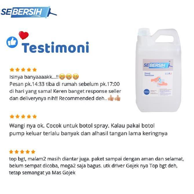 Hand Sanitizer SEBERSIH 5 Liter Food Grade Antiseptic