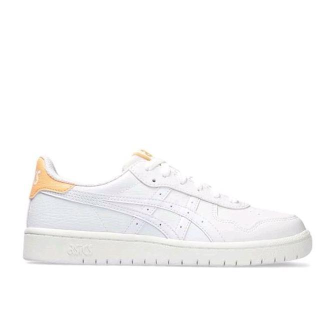 Sepatu Sneakers Casual Wanita Asics Japan S White Bright Sunstone 1202A118.124
