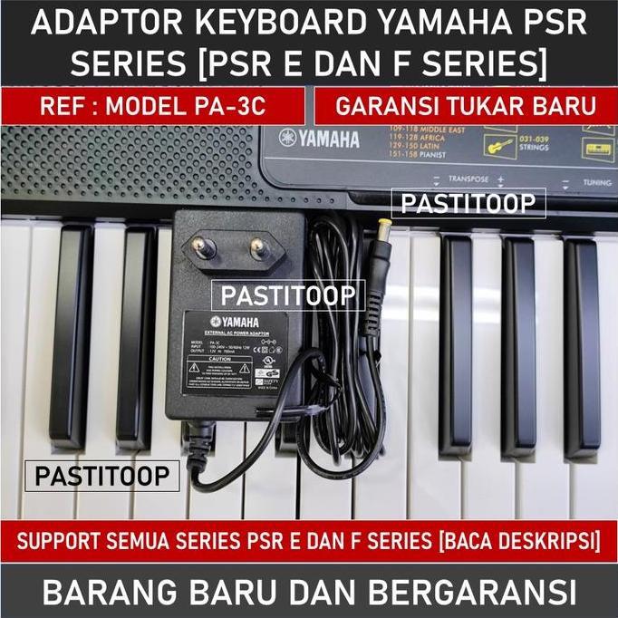 TERBARU ADAPTOR KEYBOARD YAMAHA PSR E413 E423 E433 E443 E453 E463 E473 TERBARU