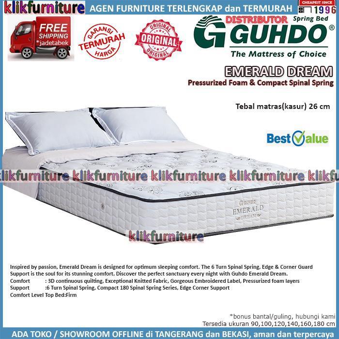 Guhdo Springbed Emerald Dream (120x200cm) Kasur Saja