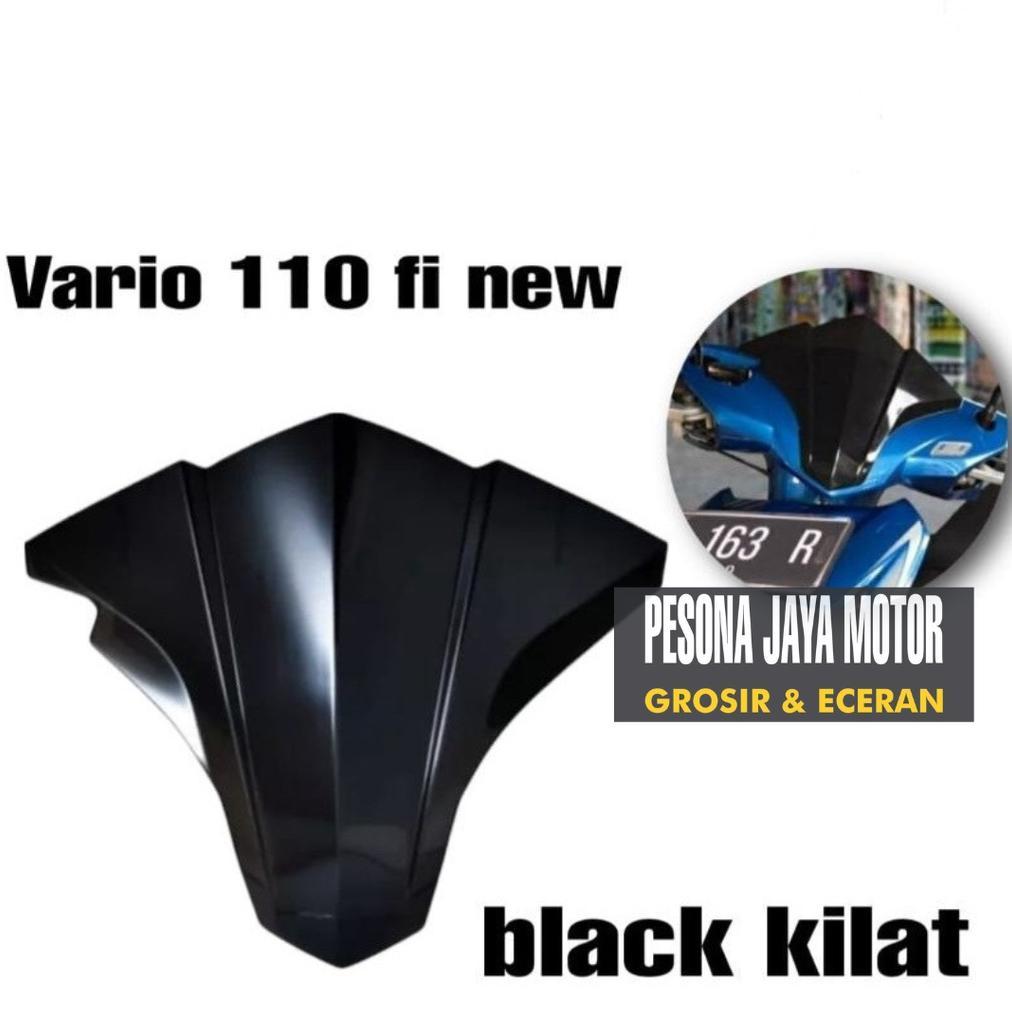 Visor Vario 110 FI Visor vario 110 Injeksi Visor Vario 110 Esp Hitam Pekat #visor