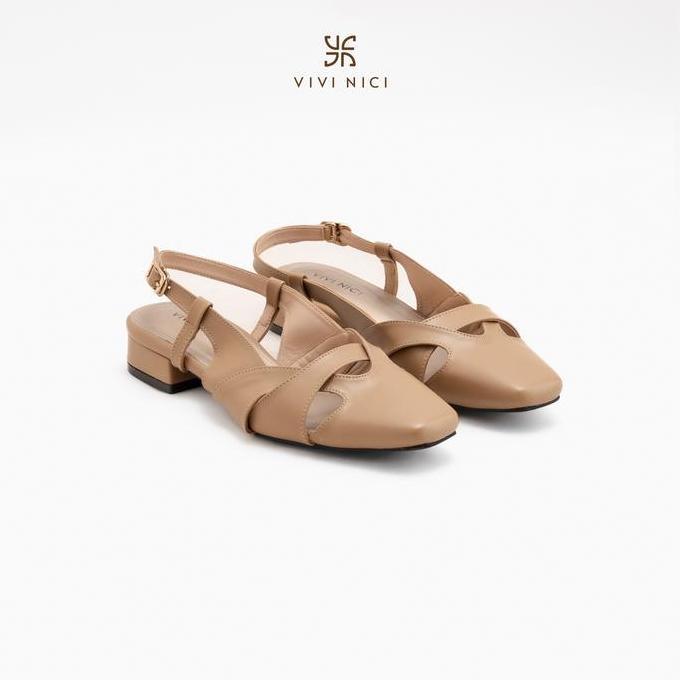 VIVI NICI - Annelise Sepatu Sandal Mules Hak 3 Cm