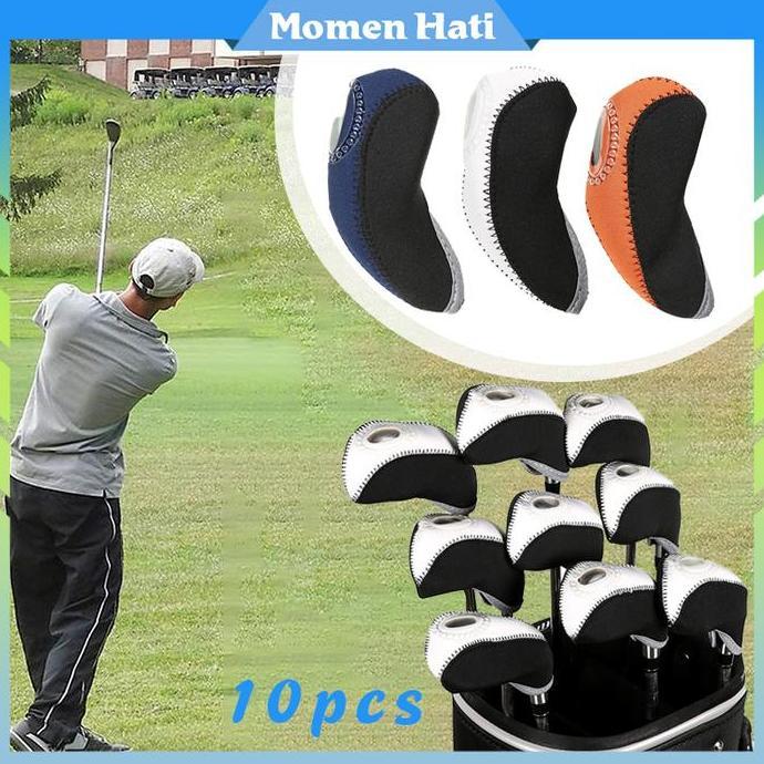 OVERAJA 10Pcs Cover Stick Golf Cover Stick Golf Driver Cover Iron Set Golf