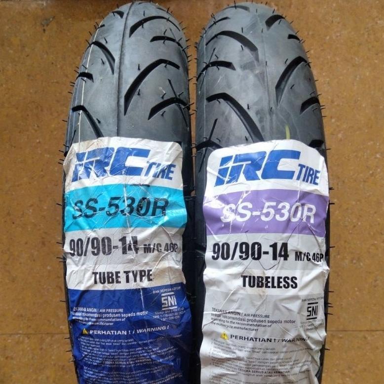 Ban Luar IRC 90/90 Ring 14 SS-530R Ban Belakang Motor Matik Beat Vario Scoopy Mio Tube Type Tubeless