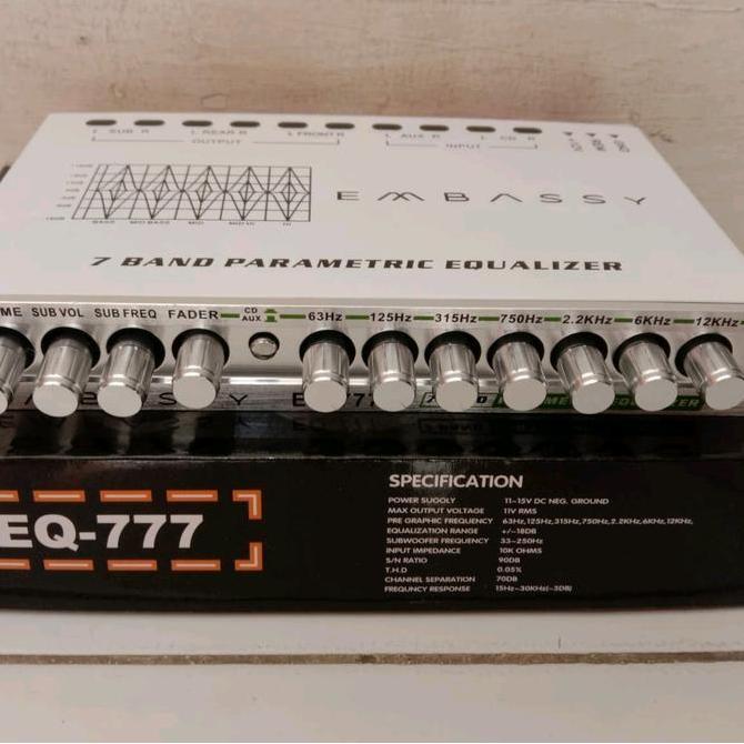 NEZGEFIG Parametrik Embassy EQ-777 - 7 Band Parametrik Embassy