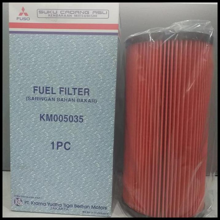 TERLARIS FUEL FILTER FUSO FN62F ORI ASLI KM005035 MITSUBISHI FIGHTER 