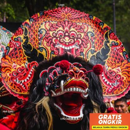 Barongan Caplokan Spon Anak Anak | Barongan Spons.Caplokan.Caplokan Anak.Caplokan Spons | Bisa Cod B