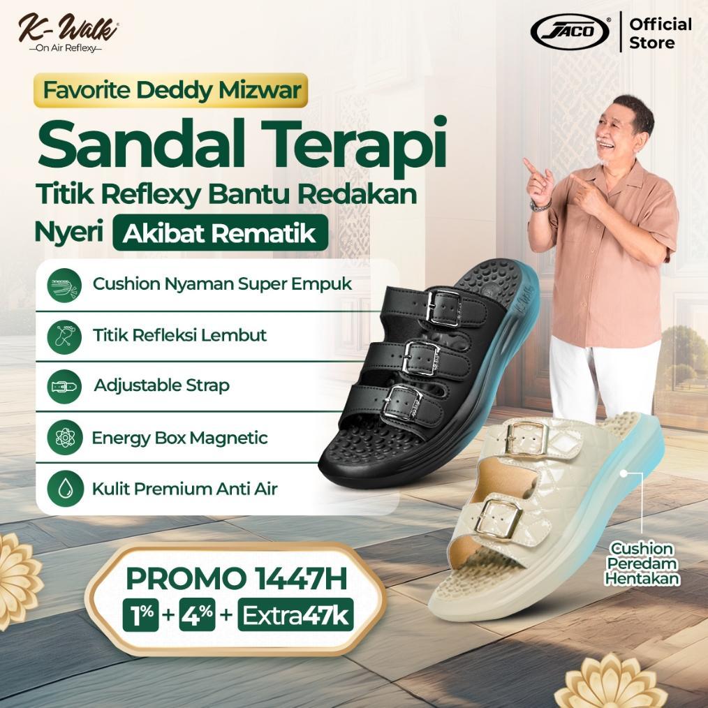 (Terbaru) Sandal Terapi Rematik K-Walk Series Sandal Kesehatan Sandal Refleksi Sendal Akupuntur Sand