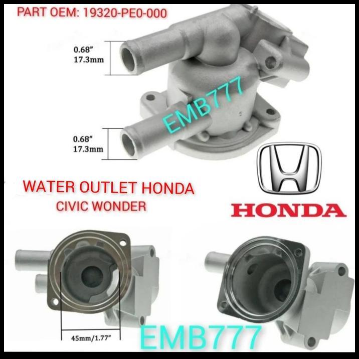 DISKON WATER OUTLET HONDA CIVIC WONDER 1984-1987 