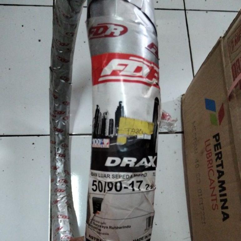 Ban Luar FDR DRAX 50/90 -17 Tube Type Ban Sepeda Motor Bebek Sport Kecil Tire Drag Donat 200 50 90 R
