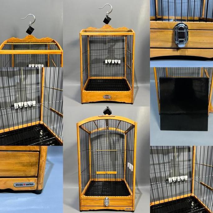 CLEARANCE SALE - SANGKAR KOTAK PREMIUM NATURAL POLOS, WARNA STABILO DAN DECAL KSE| PREMIUM HIGH QUAL