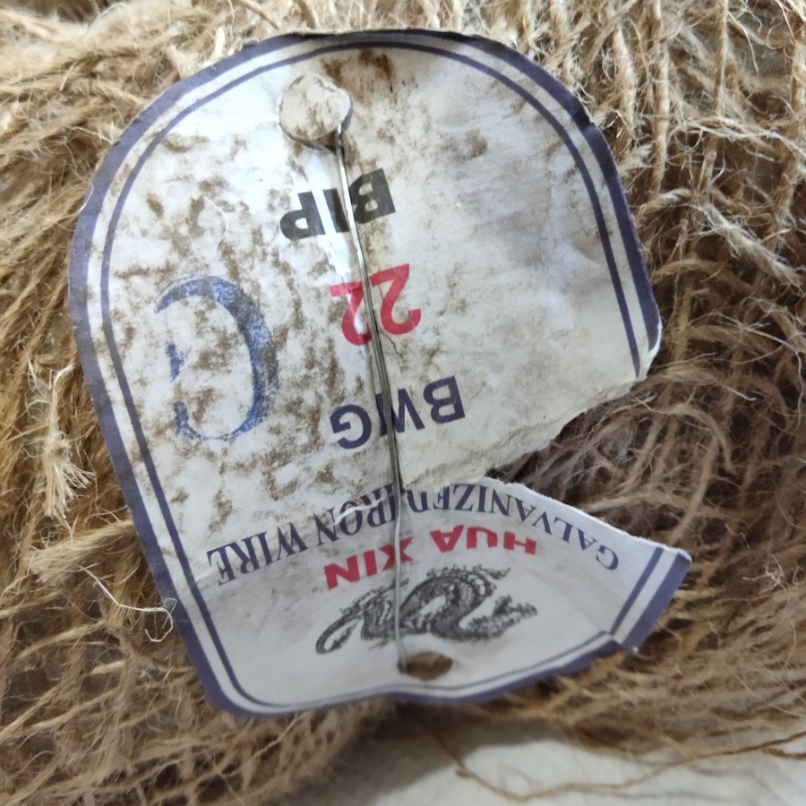 Kawat Galvanis Bwg 22/ Kawat Tali Putih Harga Per Kg