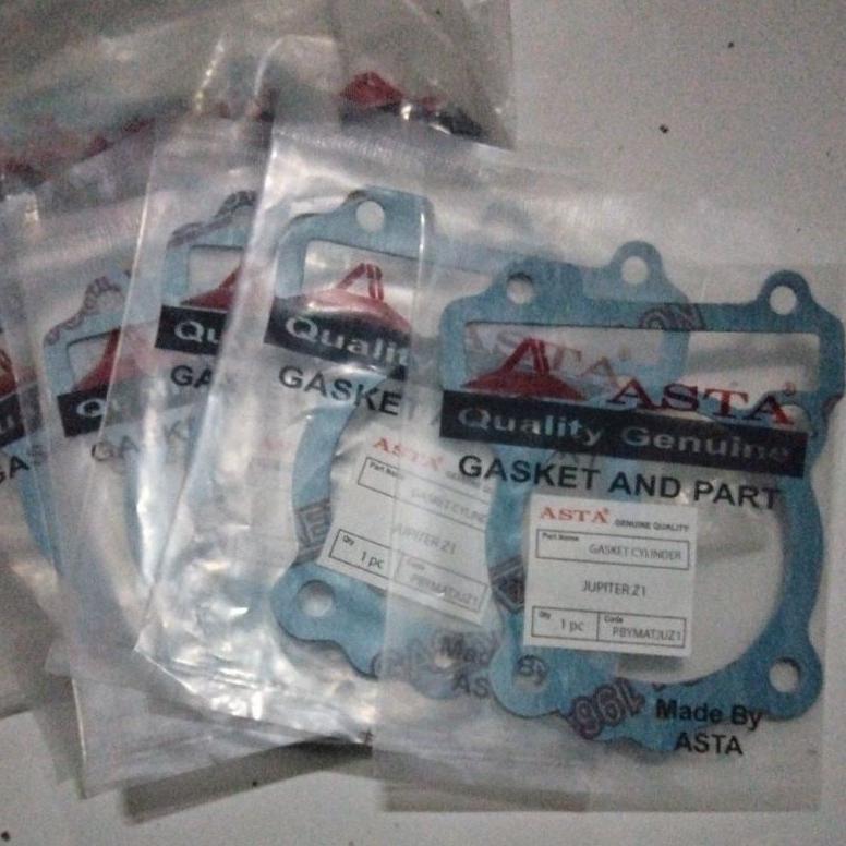 Isi 5 10 Paking Gasket Cylinder Blok Boring Seher Bah JUPITER Z1 Z 1 ONE FI INJEKSI FORCE-FI Peak Pa