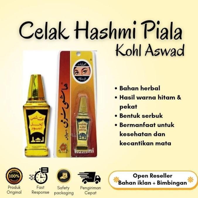 CLEARANCE SALE - 1 LUSIN Celak Piala Kajal Itsmid Hashmi Celak Mata Arab Eyeliner (BPOM ) Perlusin i