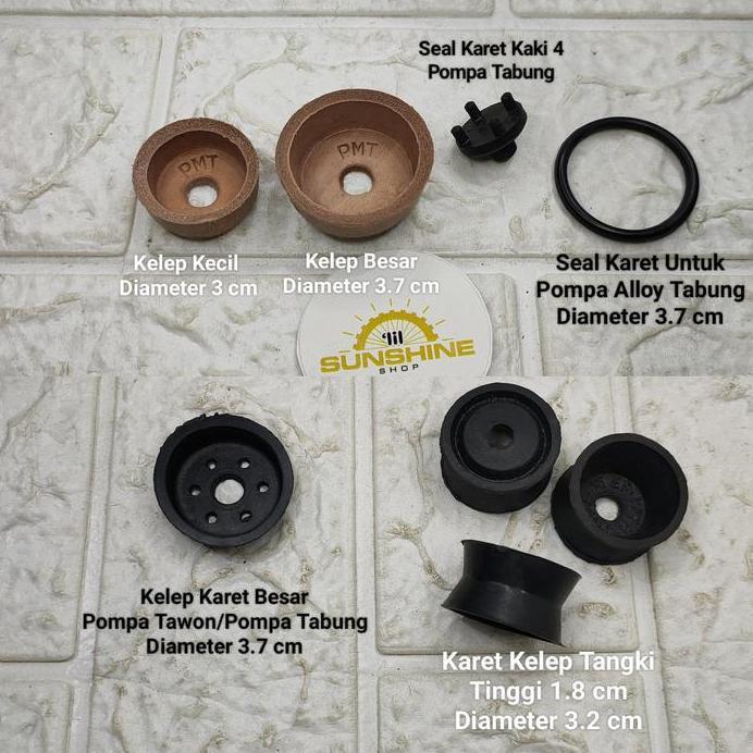 Kelep Pompa Angin Ban Dalam Sepeda / Seal Karet Pompa Tabung Angin Alloy Untuk Sepeda