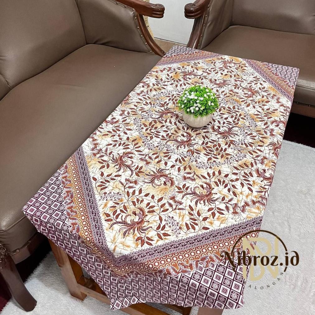 DISKON RADEN AYU TAPLAK MEJA BATIK ORI JUMBO 115X110CM