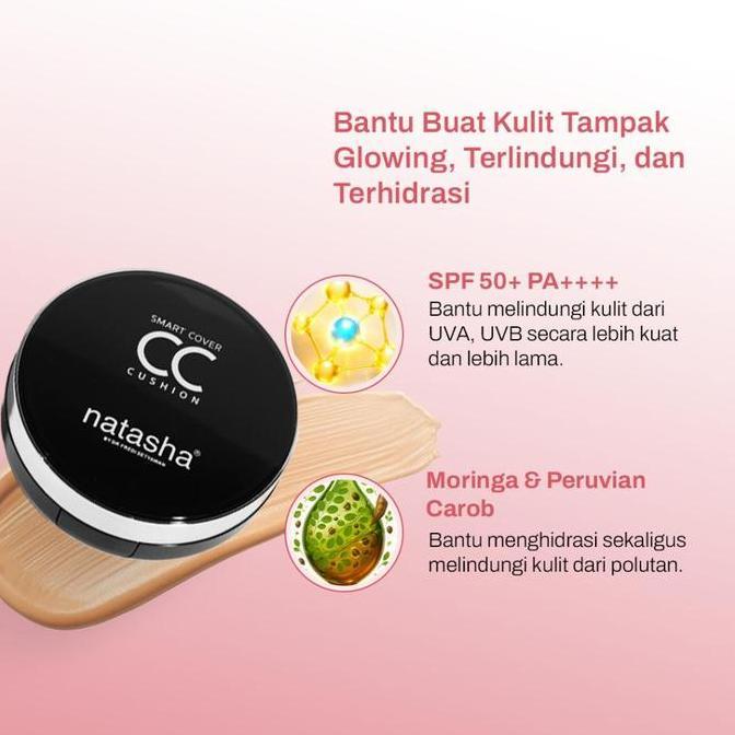 TERMURAH - Natasha Buy 1 Get 2 - Smart Cover CC Cushion (Latte) + Micellar Water