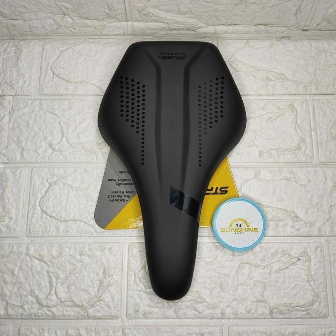 Sadel Sepeda Lipat BMX Minivelo STRUMMER SD 8975 Flat Saddle Empuk