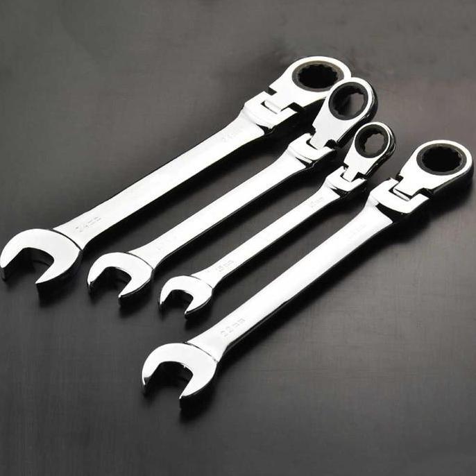 Kunci Ring Pas Set Fleksibel - 6 8 10 12 13 14 17 18 19 MS