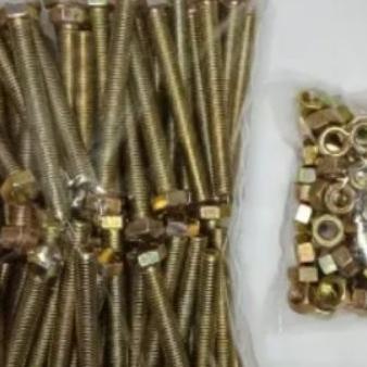 Baut Mur M8X70Mm/7Cm(25Pcs) Kunci 12