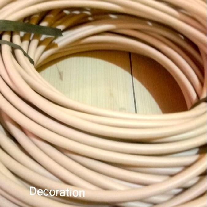 STOK TERBATAS - 1kg rotan sintetis bulat ukuran 8mm buat kerajinan sangkar burung