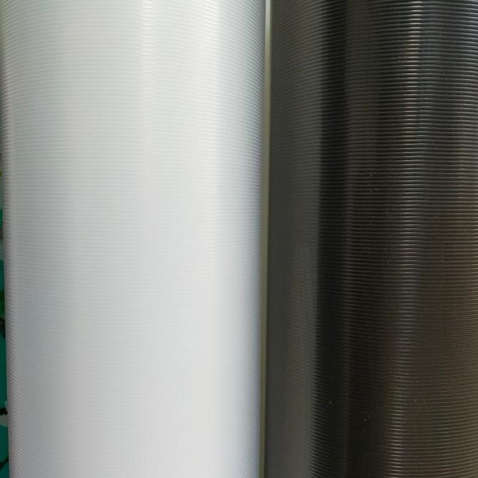 Fiber pagar plastik penutup pagar motif GARIS CASANOVA murah