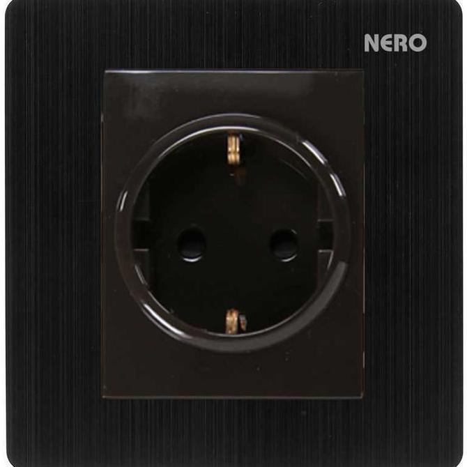 STOP KONTAK HITAM STOP KONTAK NERO TITANIUM BLACK NERO V1116VG-B PROMO