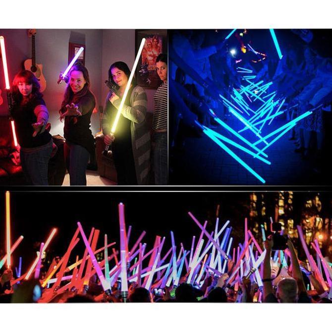 WASTU Mainan Pedang Lipat Led Double Bladed Lightsaber / Pedang Mainan Double Bladed Lightsaber Star
