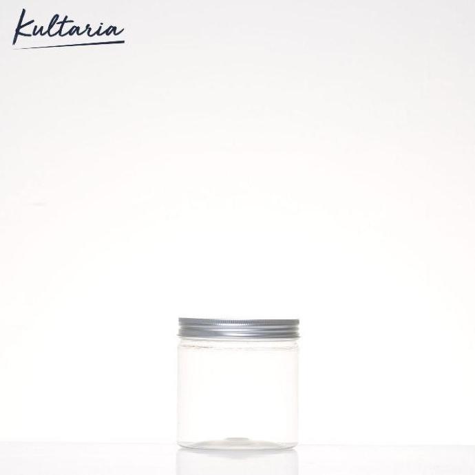 TOPLES PLASTIK PET 500ML TUTUP ALUMUNIUM SILVER/ TOPLES CYLINDER 500ML