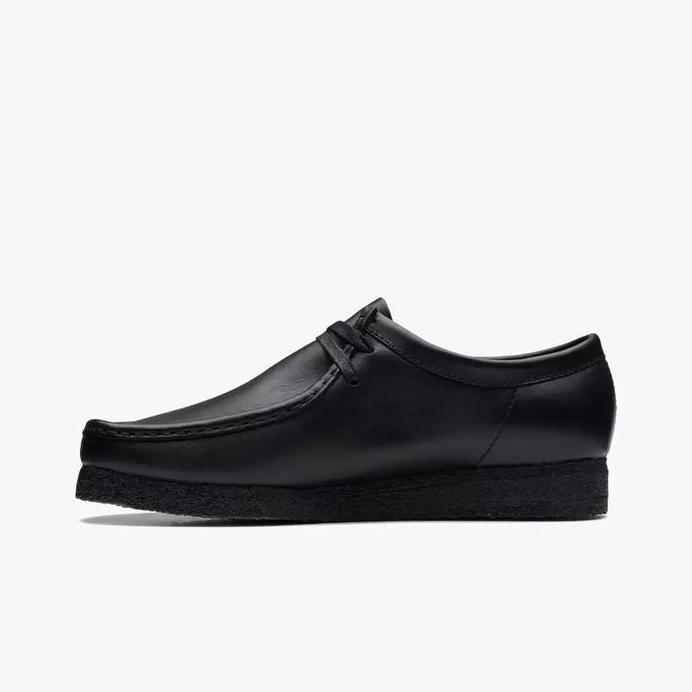 Ready Clarks Wallabee Original Men's Sneakers Leather - Black