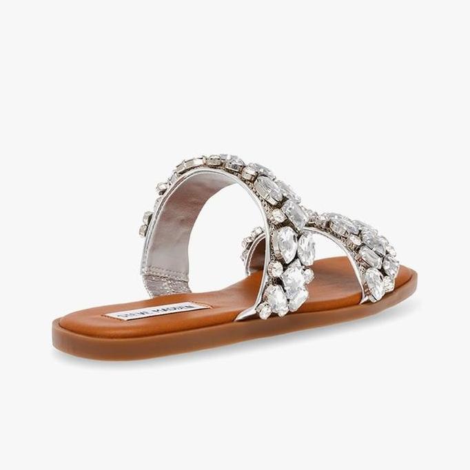 Ready Steve Madden BRILLANTE Women's Sandals Flats Original Sandal Wanita
