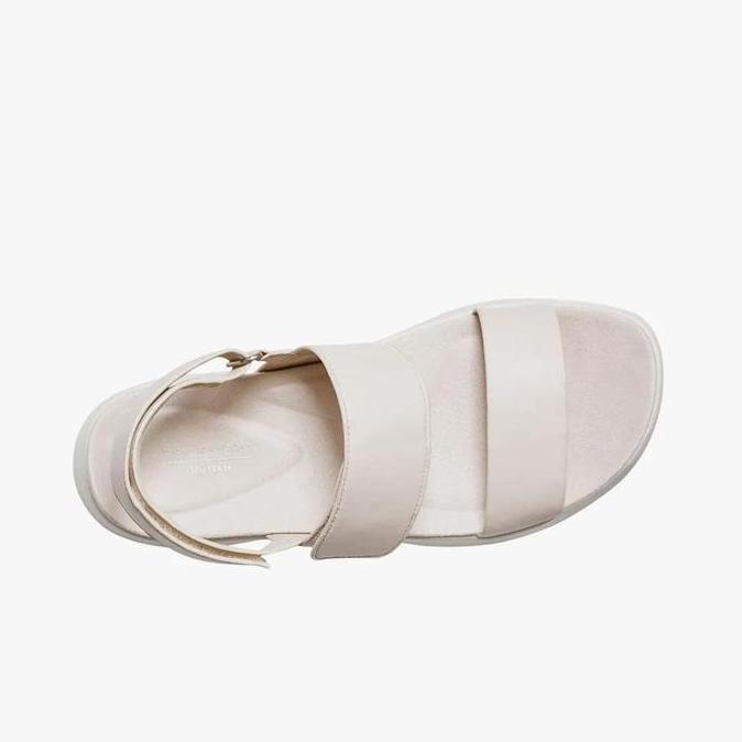 Ready ROCKPORT QWERA Original Sepatu Sandal Wanita Leather - Khaki