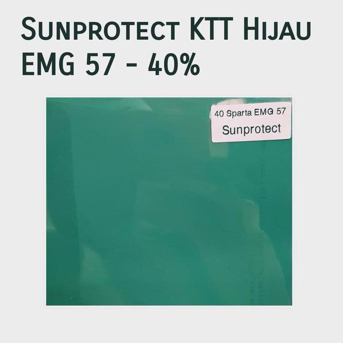 Kaca Film Sun Protect Emg 57 Ktt Sparta Hijau 40 Persen Roll 30 Meter
