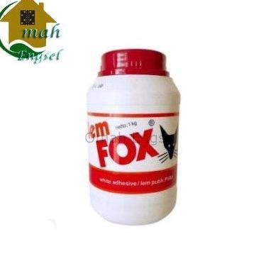 LEM KAYU FOX 1 KG A.FOX LEM PVAC PUTIH SERBAGUNA murah