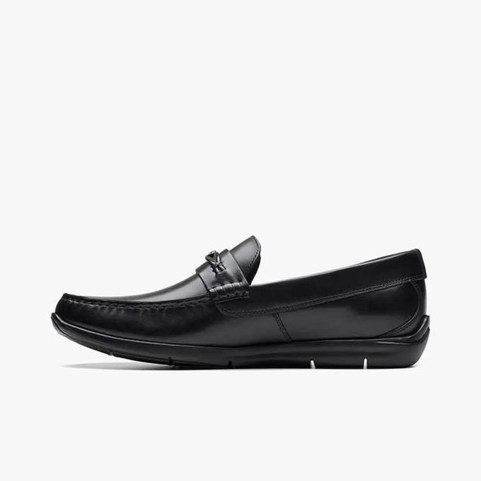 Ready CLARKS Karlock Trim Original Slip On Pria Leather - Black