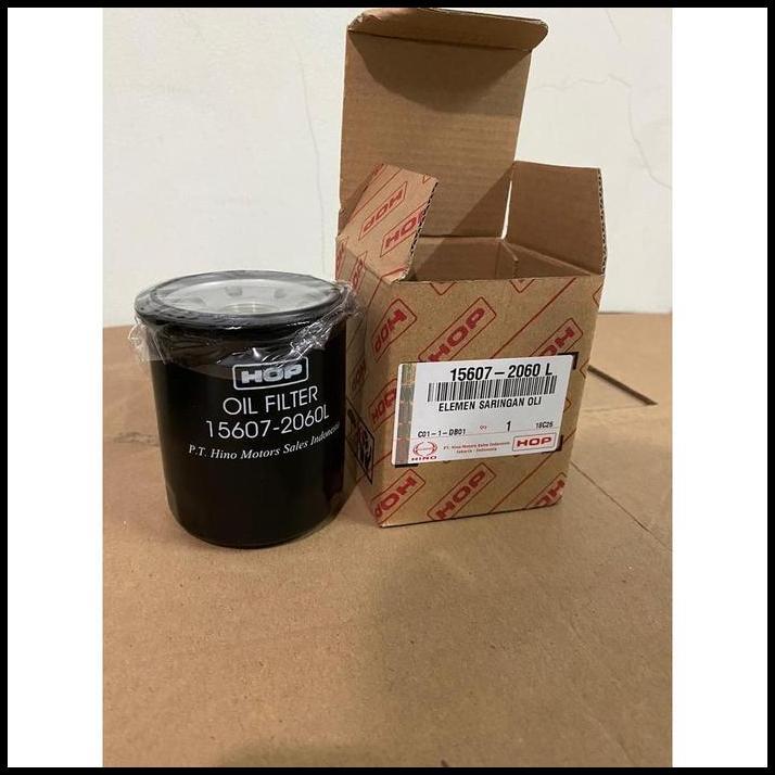 TERLARIS ELEMENT OIL FILTER SARINGAN OLI TRUCK HINO HOP 156072060L TRUK