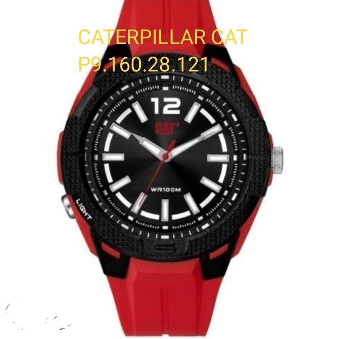 Ready Tali jam tangan Karet fit to Caterpillar p9.160.28.121