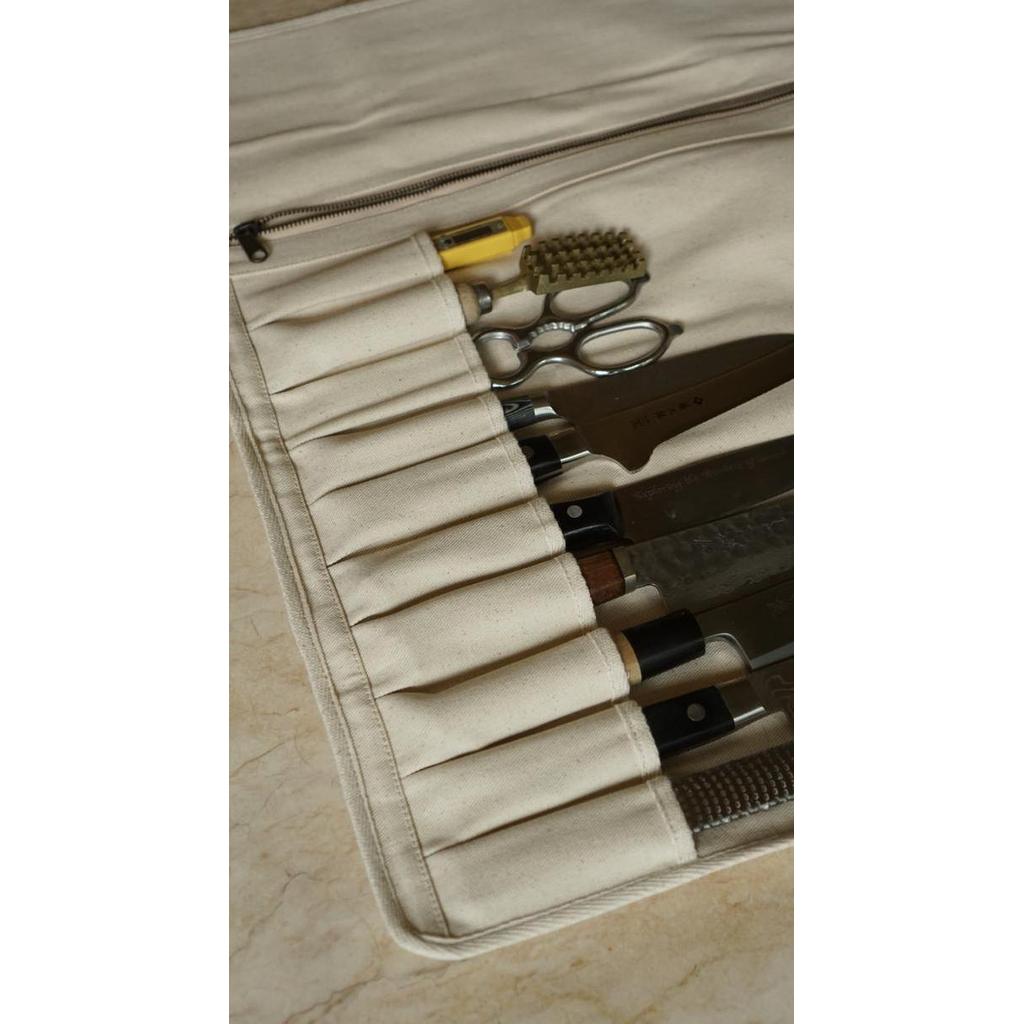 Canvas Knife Roll / Knife Roll / Knife Bag / Chef Bag